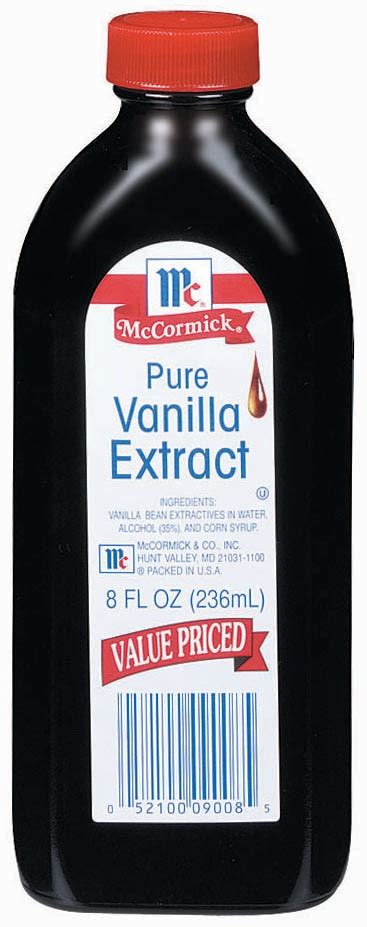 Toradh íomhá ar McCormick Vanilla Extract Label