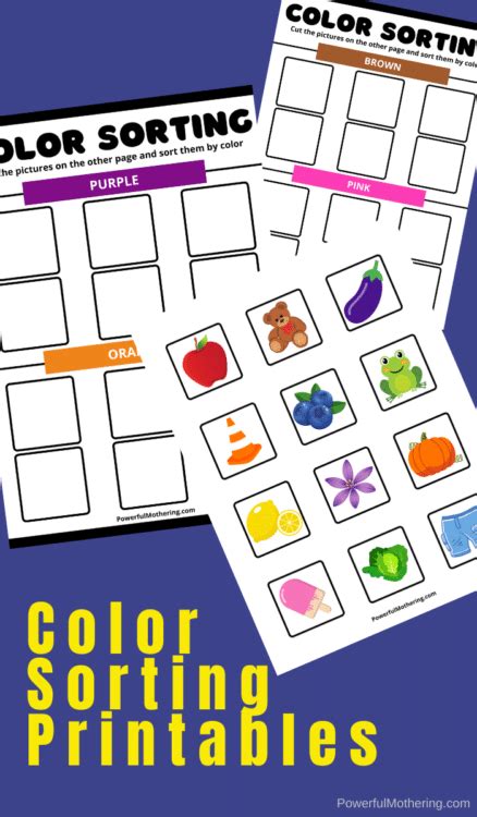 Image result for Color Sorting Printable