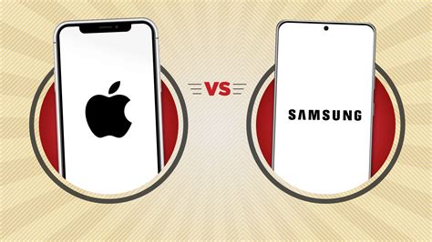 Image result for Apple vs Samsung Smartphones
