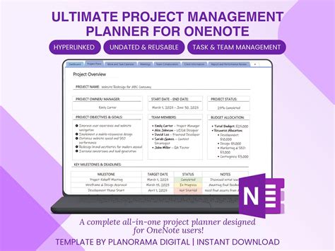 OneNote Project Management Schedule Template に対する画像結果