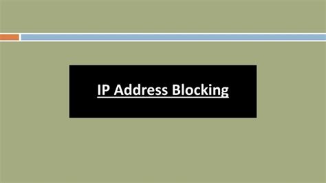 Blocking IP Address に対する画像結果