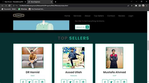 Image result for Website Using HTML and CSS GitHub