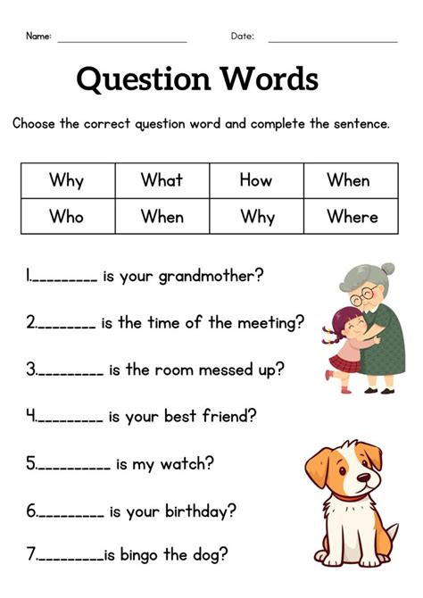 Toradh íomhá ar Grade 1 English Second Language Worksheet
