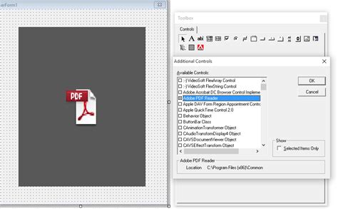 Toradh íomhá ar Excel VBA Display PDF in Userform