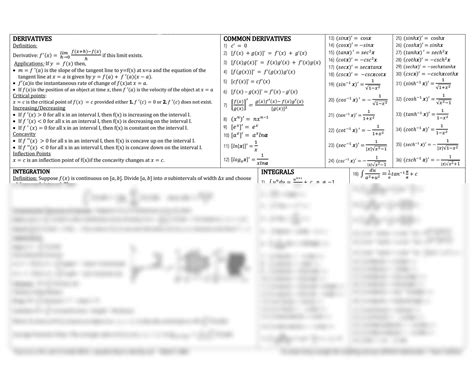 Image result for Matrix Calculus Cheat Sheet