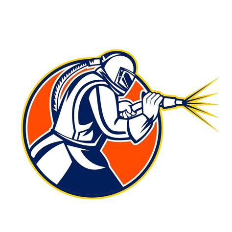 Image result for Abrasive Blasting Vector