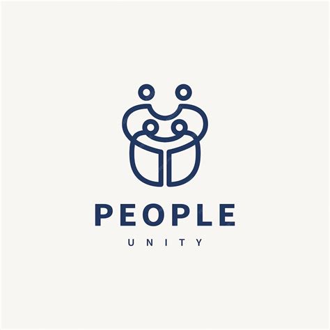 Toradh íomhá ar People Unity Logo Design