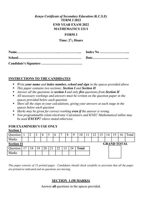 Image result for Form 3 Maths Topics