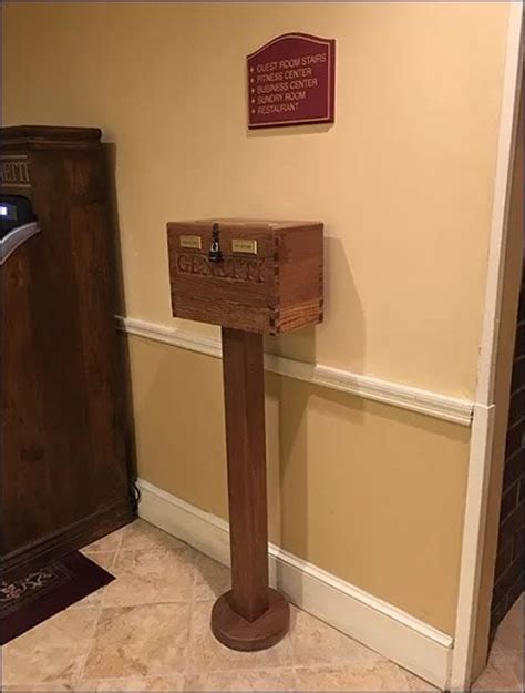 Image result for Room Key Return Box