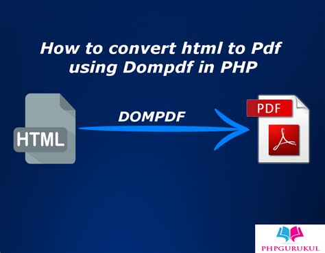 Image result for HTML to PDF PHP