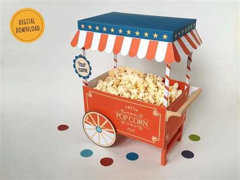 Image result for Popcorn Template Circus