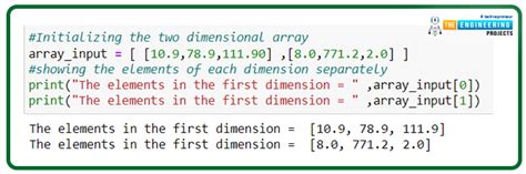 Toradh íomhá ar What Is 2D Array