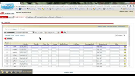 Afbeeldingsresultaten voor ADP Mobile App Clock In