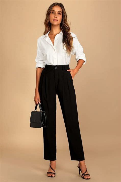 Black Dress Pants Women 的图像结果