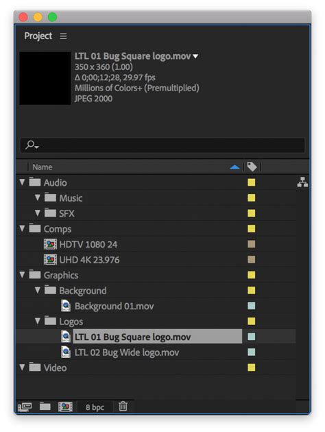Image result for After Effect Project Interface