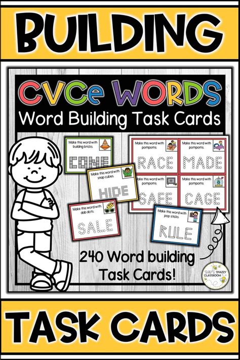 Image result for CVCe Word Task Box
