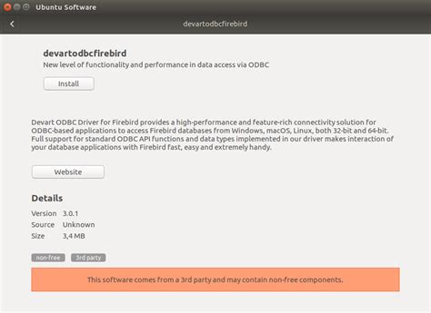 Toradh íomhá ar ODBC Linux