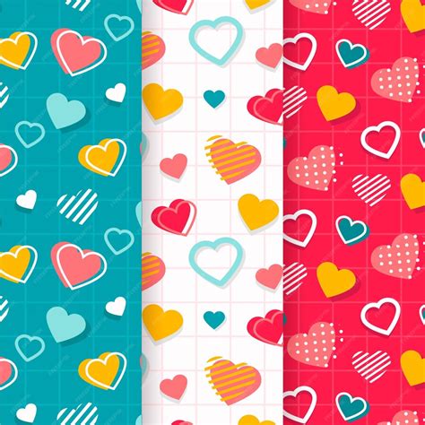 Image result for Valentine Color Match Pattern