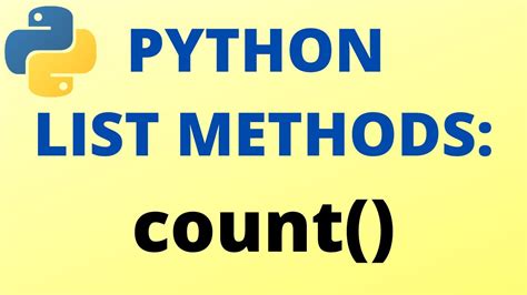 Résultat d’images pour What Does Count Do in Python