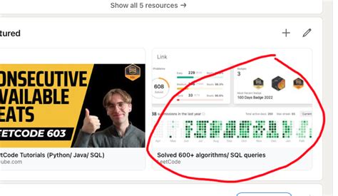 Toradh íomhá ar LeetCode Profile