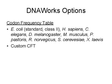 Image result for Standard Codon Frequency Table