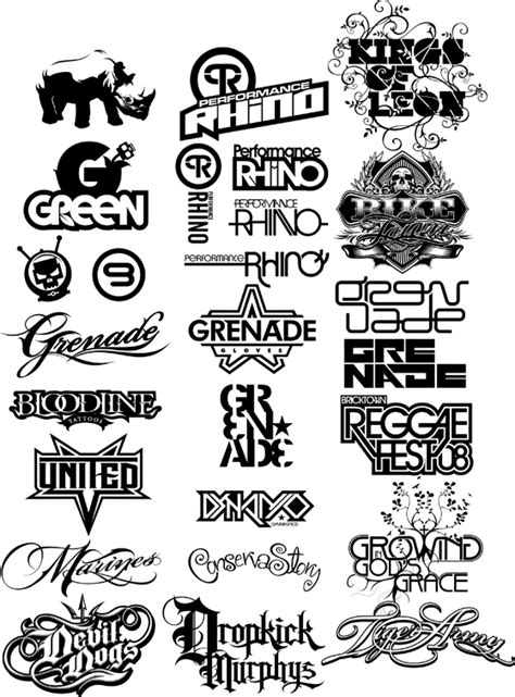 LOGOS-TYPOGRAPHY by CreativeTrash on DeviantArt