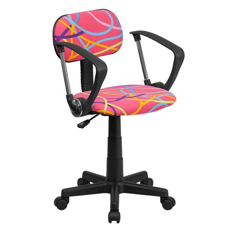 Flash Furniture Patterned Computer Chair with Arms - Walmart.com