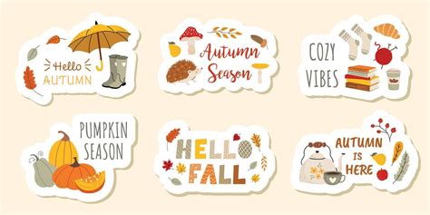 Bildergebnis für Small Fall Stickers