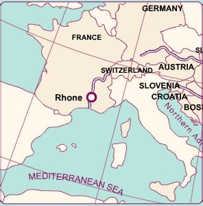 Toradh íomhá ar Map White Rhone River