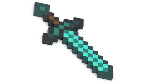 Toradh íomhá ar Minecraft Diamond Sword 3D