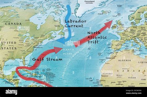 Image result for North Atlantic Current Map