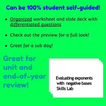 Image result for Negative Base Exponents