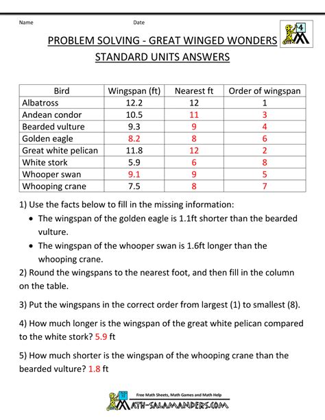 Math Practice Worksheets Word Problems Grade 4 に対する画像結果