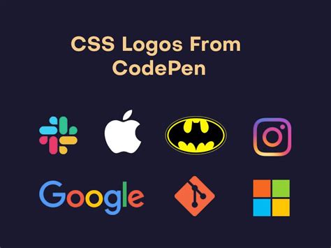 Afbeeldingsresultaten voor Animated CSS Logos