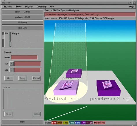 Toradh íomhá ar Tool to Draw Unix File System