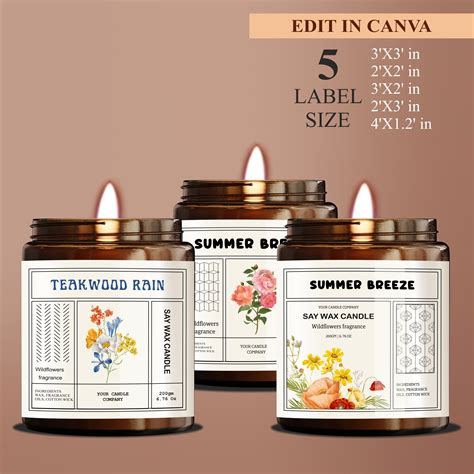 Making Labels for Candles に対する画像結果