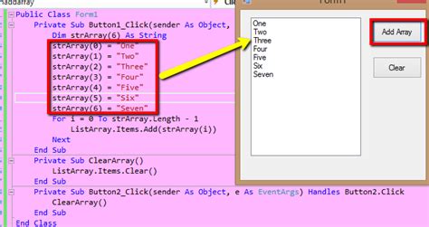 Visual Basic Array Dimention に対する画像結果