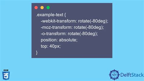 CSS Rotate Text Using Transform Origin に対する画像結果