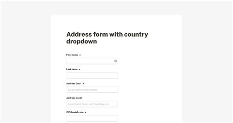 Afbeeldingsresultaten voor Descriptive Address Form