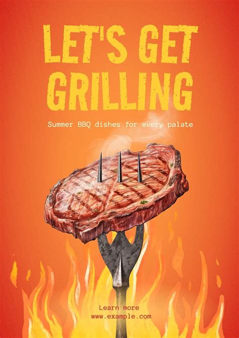 Image result for Spring BBQ Poster Template