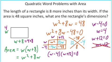 Bildergebnis für Quadratic Word Problems Formuka