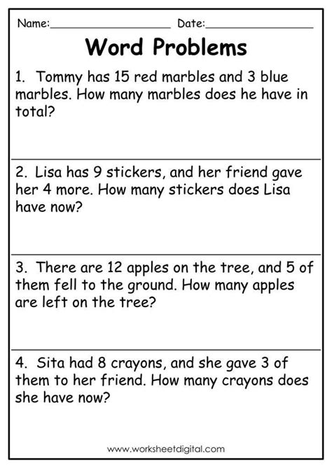 Toradh íomhá ar Multiplication Word Problem for Grade 1