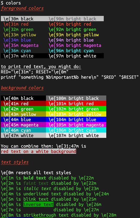 Image result for Termnal Code Color Schemes