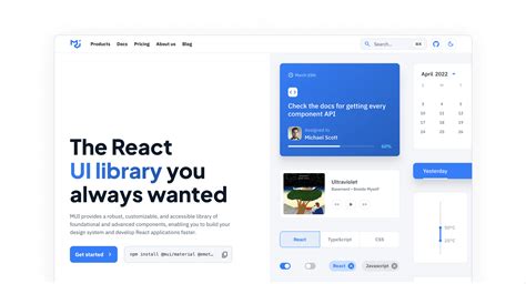 Install Material UI に対する画像結果