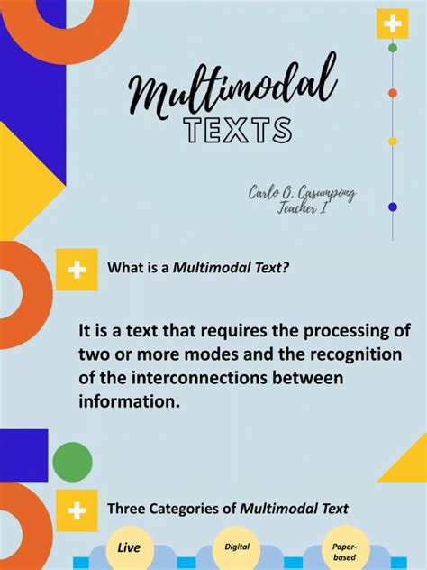 Types of Multi-Model Text に対する画像結果