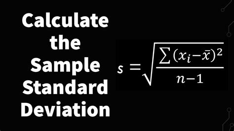 Sample Standard Deviation Formula Example に対する画像結果