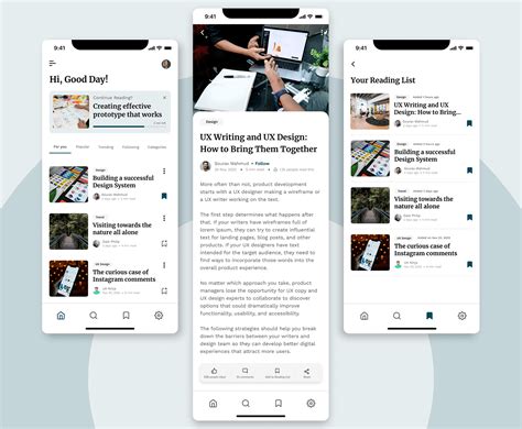 Toradh íomhá ar Text-Heavy Blog UI