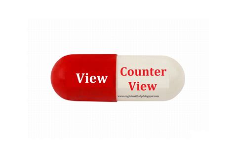 Image result for View or Counter View
