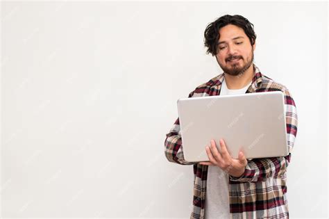 Image result for Man with Computer Stand Up