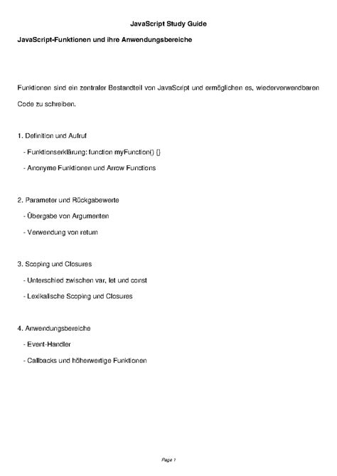 Toradh íomhá ar Funktionen in JavaScript